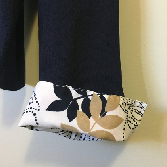 Alfred Dunner Retro 90s Button Up Two Fabric Cardigan - Picture 6 of 15